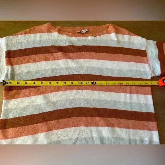 Madewell Boxy Sweater Tee in Maggie Stripe - Picture 7 of 8